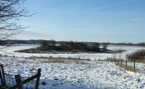 De ganze Insel in'n Winter