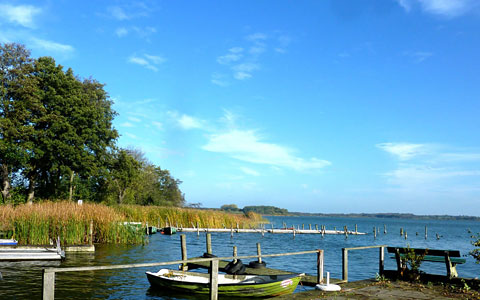 Hemmelsdörper See, Blick na Niendörp