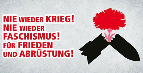 DGB – Banner zum Antikriegstag 2019