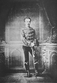 Emil Possehl in Husarenuniform