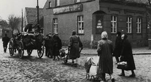 Flüchtlingstreck in Ostpreußen