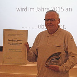 Bürgerpreisträger des Gemeinnützigen Vereins zu Travemünde e.V. 2015 - Hans-Peter Fasch