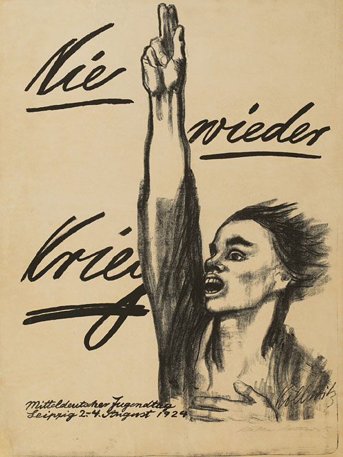 Käthe Kollwitz (1867 – 1945) – Plakat „Nie wieder Krieg“ 1924 Käthe Kollwitz (1867 – 1945) – Plakat „Nie wieder Krieg“ 1924