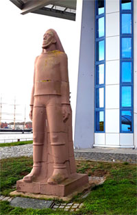 Lotsenstatue Travemünde von Ludwig Kunstmann (1877-1961)