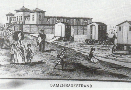 Travemünde Damenbadestrand 1890