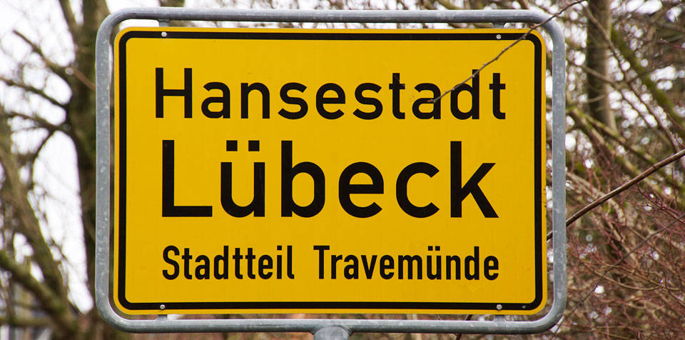 Travemünde Ortschild