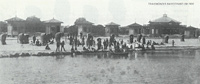 Travemünder Badestrand um 1900
